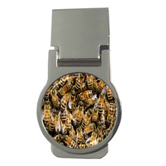 Honey Bee Water Buckfast Money Clips (round)  by Nexatart