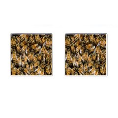 Honey Bee Water Buckfast Cufflinks (square) by Nexatart