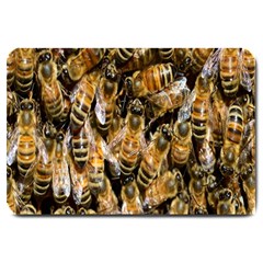 Honey Bee Water Buckfast Large Doormat  by Nexatart