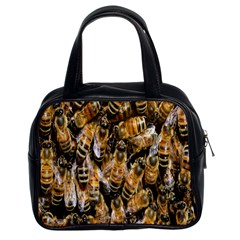 Honey Bee Water Buckfast Classic Handbags (2 Sides) by Nexatart