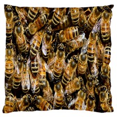 Honey Bee Water Buckfast Large Cushion Case (one Side) by Nexatart