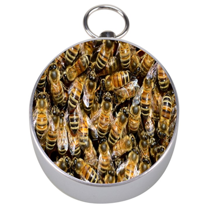 Honey Bee Water Buckfast Silver Compasses