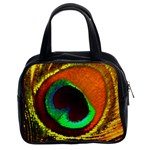 Peacock Feather Eye Classic Handbags (2 Sides) Front