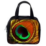 Peacock Feather Eye Classic Handbags (2 Sides) Back