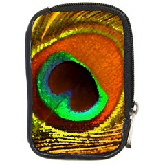 Peacock Feather Eye Compact Camera Cases by Nexatart