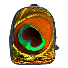 Peacock Feather Eye School Bags(Large) 