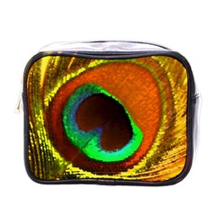 Peacock Feather Eye Mini Toiletries Bags