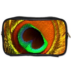 Peacock Feather Eye Toiletries Bags