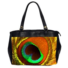 Peacock Feather Eye Office Handbags (2 Sides) 