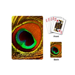 Peacock Feather Eye Playing Cards (Mini) 