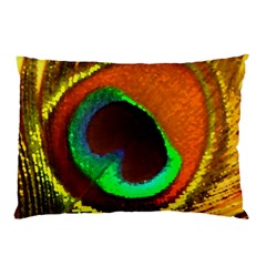 Peacock Feather Eye Pillow Case (Two Sides)