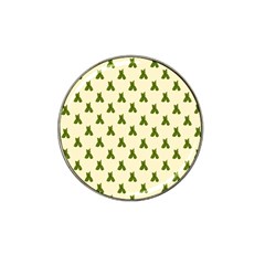 Leaf Pattern Green Wallpaper Tea Hat Clip Ball Marker (4 Pack) by Nexatart