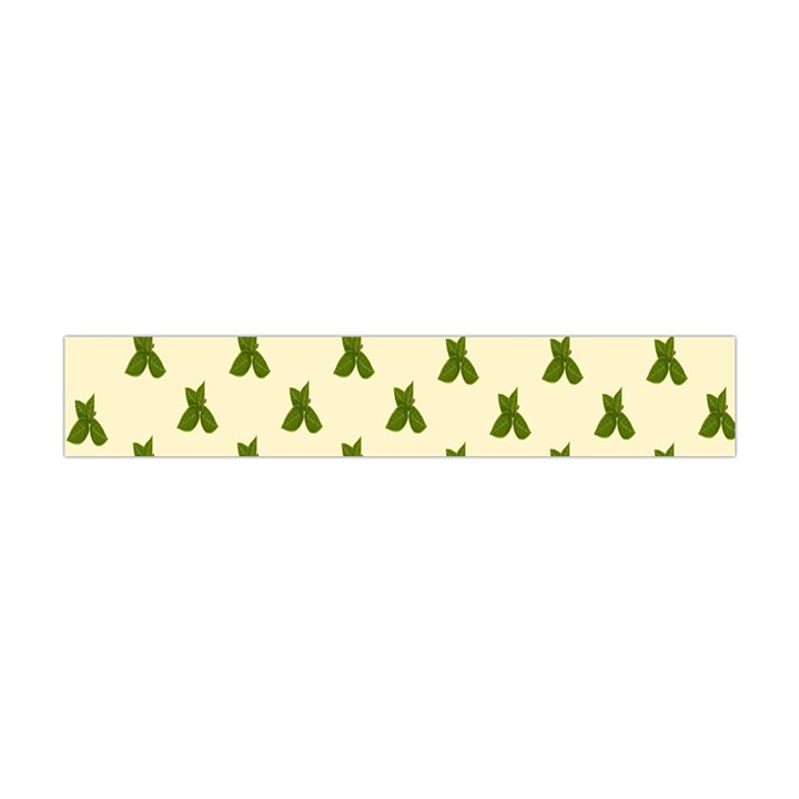 Leaf Pattern Green Wallpaper Tea Flano Scarf (Mini)