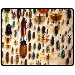 Insect Collection Fleece Blanket (medium)  by Nexatart