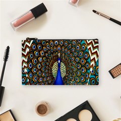 The Peacock Pattern Cosmetic Bag (small)  by Nexatart