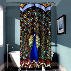 The Peacock Pattern Shower Curtain 36  X 72  (stall)  by Nexatart