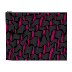 Weave And Knit Pattern Seamless Background Cosmetic Bag (xl) by Nexatart