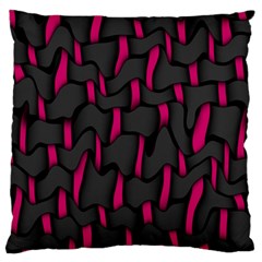 Weave And Knit Pattern Seamless Background Large Cushion Case (two Sides) by Nexatart