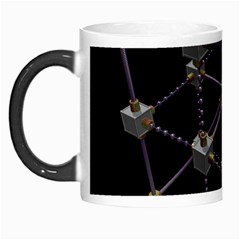 Grid Construction Structure Metal Morph Mugs by Nexatart