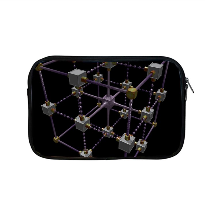 Grid Construction Structure Metal Apple MacBook Pro 13  Zipper Case