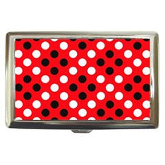 Red & Black Polka Dot Pattern Cigarette Money Cases by Nexatart