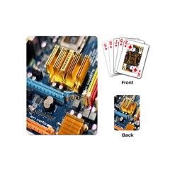 Technology Computer Chips Gigabyte Playing Cards (mini)  by Nexatart