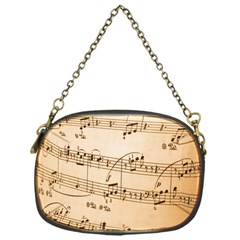 Music Notes Background Chain Purses (one Side)  by Nexatart