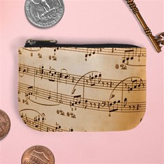 Music Notes Background Mini Coin Purses by Nexatart