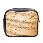 Music Notes Background Mini Toiletries Bag 2-Side Back