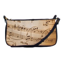 Music Notes Background Shoulder Clutch Bags by Nexatart