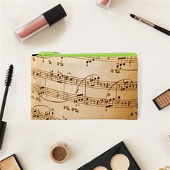 Music Notes Background Cosmetic Bag (xs) by Nexatart