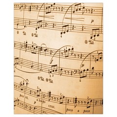 Music Notes Background Drawstring Bag (small) by Nexatart