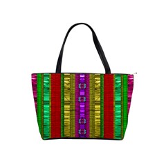 A Gift From The Rainbow In The Sky Shoulder Handbags by pepitasart