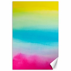 Watercolour Gradient Canvas 24  X 36  by Nexatart