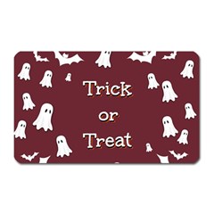 Halloween Free Card Trick Or Treat Magnet (rectangular) by Nexatart