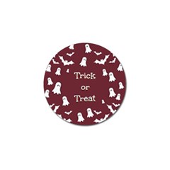 Halloween Free Card Trick Or Treat Golf Ball Marker by Nexatart