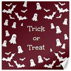 Halloween Free Card Trick Or Treat Canvas 20  X 20   by Nexatart