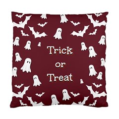 Halloween Free Card Trick Or Treat Standard Cushion Case (one Side) by Nexatart