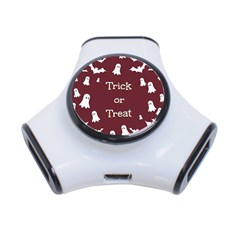 Halloween Free Card Trick Or Treat 3-port Usb Hub by Nexatart