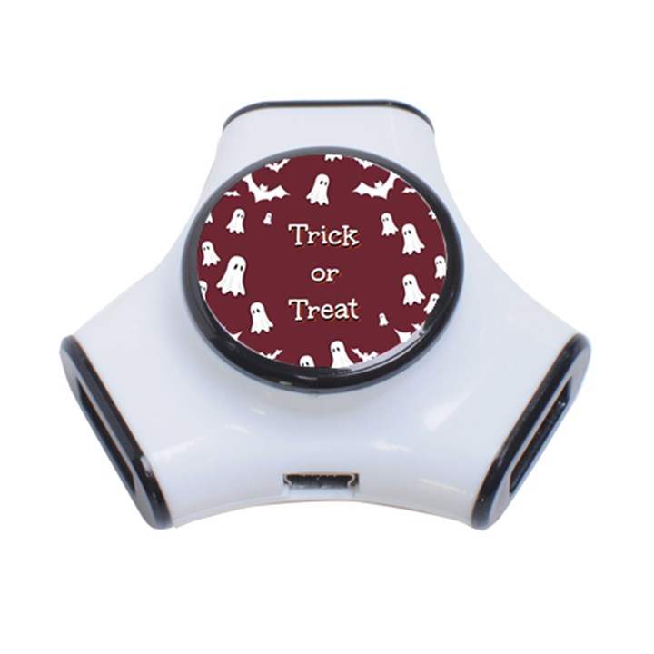 Halloween Free Card Trick Or Treat 3-Port USB Hub