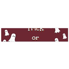 Halloween Free Card Trick Or Treat Flano Scarf (small) by Nexatart