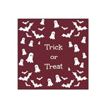 Halloween Free Card Trick Or Treat Satin Bandana Scarf Front