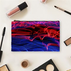 Lights Abstract Curves Long Exposure Cosmetic Bag (medium)  by Nexatart