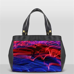 Lights Abstract Curves Long Exposure Office Handbags (2 Sides)  by Nexatart