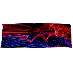 Lights Abstract Curves Long Exposure Body Pillow Case (dakimakura) by Nexatart