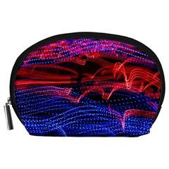 Lights Abstract Curves Long Exposure Accessory Pouches (large)  by Nexatart