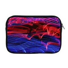 Lights Abstract Curves Long Exposure Apple Macbook Pro 17  Zipper Case by Nexatart