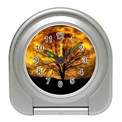 Moon Tree Kahl Silhouette Travel Alarm Clocks