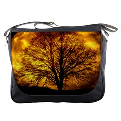 Moon Tree Kahl Silhouette Messenger Bags