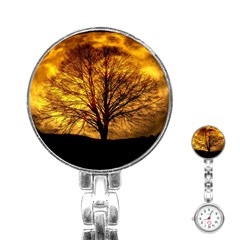 Moon Tree Kahl Silhouette Stainless Steel Nurses Watch